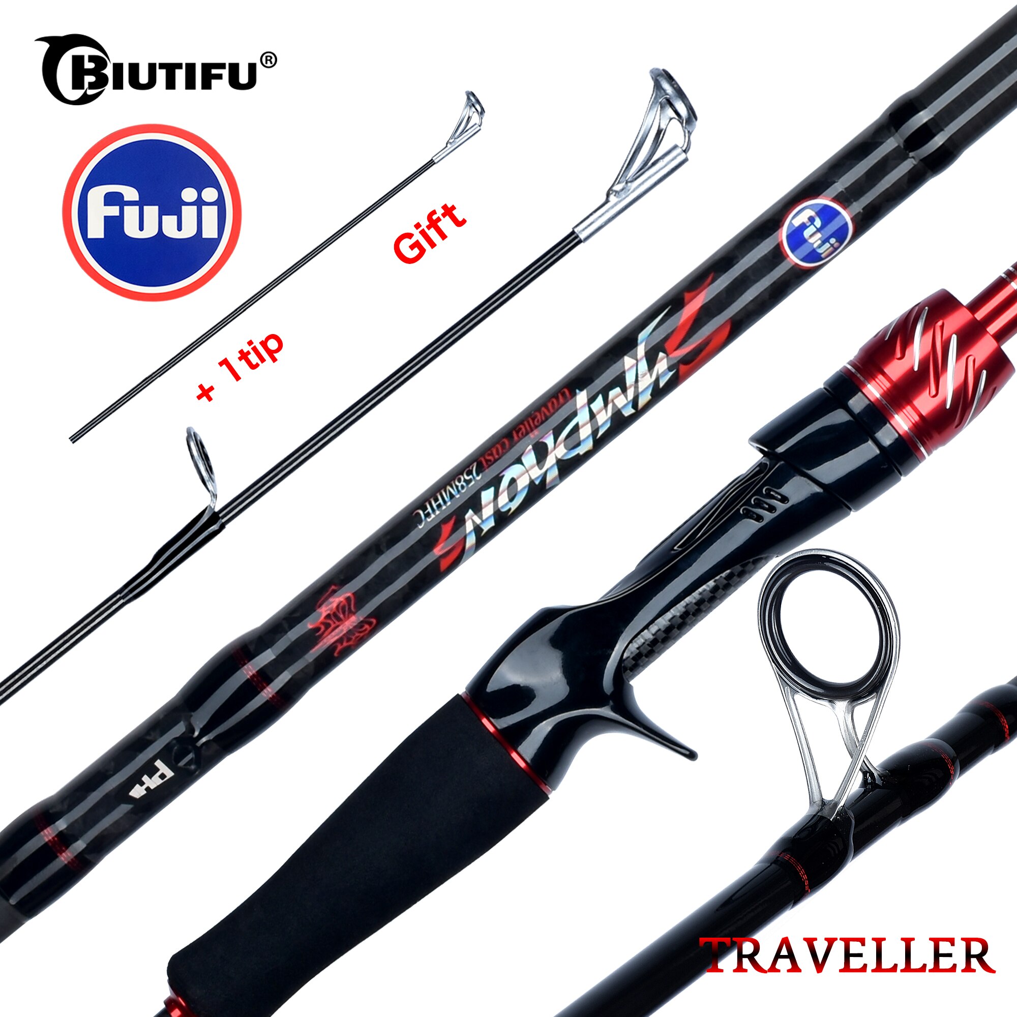 Baitcasting Reel - BIUTIFU Traveller Спиннинг Casting Fuji Lure